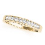 Channel Set Wedding Ring, in Yellow Gold - 50295