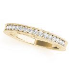 Channel Set Wedding Ring, in Yellow Gold - 50296