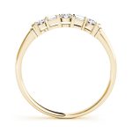 Fancy Shape Baguette Wedding Ring, in Yellow Gold - 50298