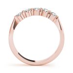 Bar Set Wedding Ring, in Rose Gold - 50300