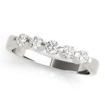 Bar Set Wedding Ring, in Platinum - 50300