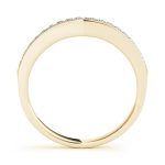 Curverd Wedding Ring, in Yellow Gold - 50305