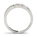 Curverd Wedding Ring, in Platinum - 50306