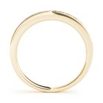 Channel Set Wedding Ring, in Yellow Gold - 50314