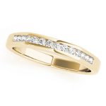 Channel Set Wedding Ring, in Yellow Gold - 50316