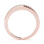 Prong Set Wedding Ring, in Rose Gold - 50322