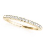 Prong Set Wedding Ring, in Yellow Gold - 50322