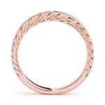 Channel Set Wedding Ring, in Rose Gold - 50339