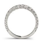 Channel Set Wedding Ring, in Platinum - 50339