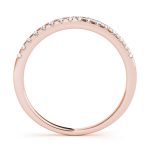 Prong Set Wedding Ring, in Rose Gold - 50341