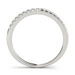 Prong Set Wedding Ring, in Sterling Silver - 50341