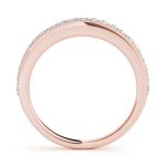 Prong Set Wedding Ring, in Rose Gold - 50349