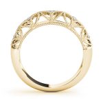 Prong Set Wedding Ring, in Yellow Gold - 50351