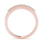 Prong Set Wedding Ring, in Rose Gold - 50362