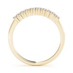 Prong Set Wedding Ring, in Yellow Gold - 50362