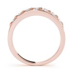 Wedding S Band, in Rose Gold - 50366