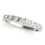 Wedding S Band, in White Gold - 50366