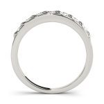 Wedding S Band, in White Gold - 50366