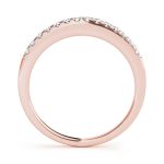 Prong Set Wedding Ring, in Rose Gold - 50372