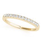 Prong Set Wedding Ring, in Yellow Gold - 50372