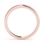 Channel Set Wedding Ring, in Rose Gold - 50379