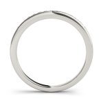 Channel Set Wedding Ring, in Sterling Silver - 50379