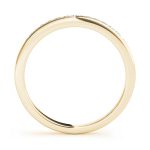 Channel Set Wedding Ring, in Yellow Gold - 50379