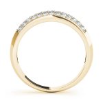 Pave Wedding Ring, in Yellow Gold - 50381