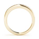 Prong Set Wedding Ring, in Yellow Gold - 50404