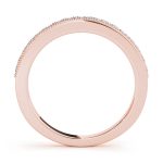 Prong Set Wedding Ring, in Rose Gold - 50407