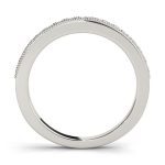 Prong Set Wedding Ring, in Sterling Silver - 50407