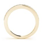 Prong Set Wedding Ring, in Yellow Gold - 50407