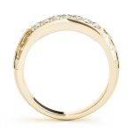 Prong Set Wedding Ring, in Yellow Gold - 50409