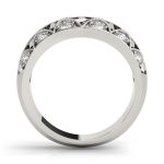 Curverd Wedding Ring, in Platinum - 50410