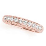 Channel Set Wedding Ring, in Rose Gold - 50412