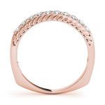 Channel Set Wedding Ring, in Rose Gold - 50412