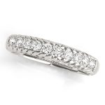 Channel Set Wedding Ring, in Sterling Silver - 50412