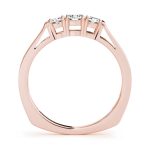 Prong Set Wedding Ring, in Rose Gold - 50436