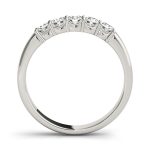 Prong Set Wedding Ring, in Platinum - 50437