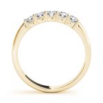 Prong Set Wedding Ring, in Yellow Gold - 50437