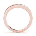 Channel Set Wedding Ring, in Rose Gold - 50455