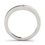 Channel Set Wedding Ring, in Sterling Silver - 50455