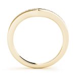 Channel Set Wedding Ring, in Yellow Gold - 50455