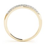 Pave Wedding Ring, in Yellow Gold - 50463