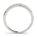 Pave Wedding Ring, in Platinum - 50466