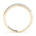 Pave Wedding Ring, in Yellow Gold - 50466