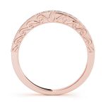 Prong Set Wedding Ring, in Rose Gold - 50471