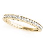 Prong Set Wedding Ring, in Yellow Gold - 50471