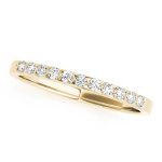 Prong Set Wedding Ring, in Yellow Gold - 50480