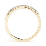 Prong Set Wedding Ring, in Yellow Gold - 50480